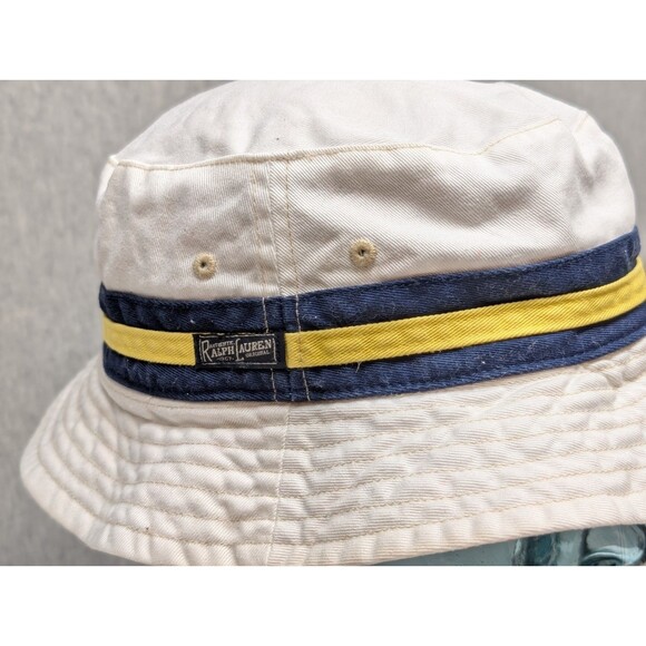 Polo Ralph Lauren Bucket Hat Cap No Size On Hat Size M/L Adult Plaid And Stripes - Picture 2 of 10